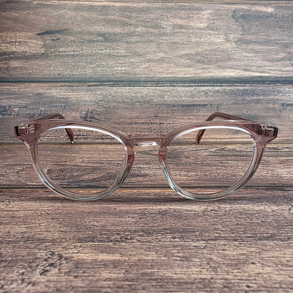Warby Parker Sadie M 625 Rose Water Crystal Eyeglass Frames 49-20-140